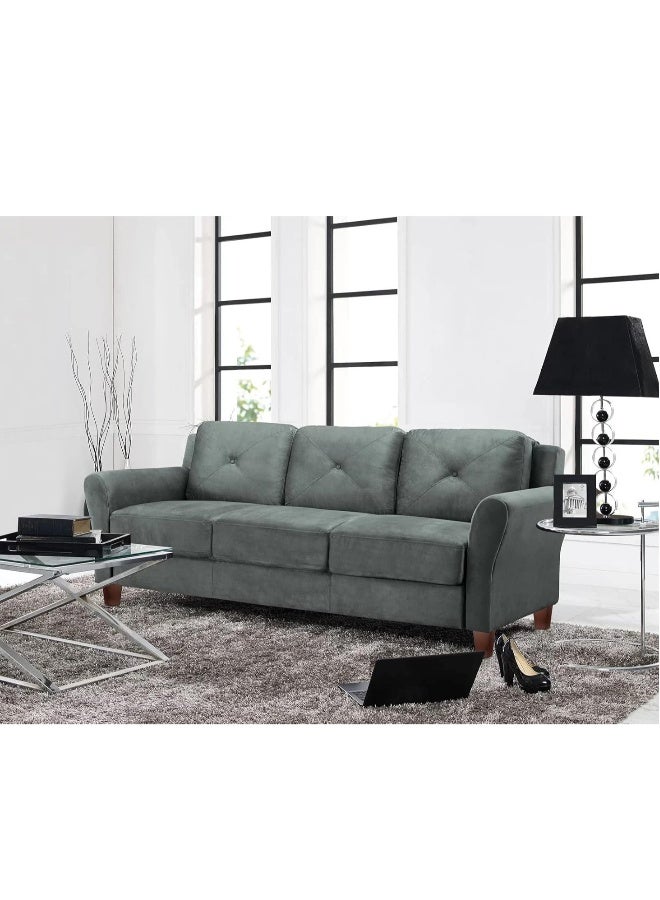 أرجل كنبة خشبية على طراز منتصف القرن - مجموعة 4 أرجل بديلة لمشاريع أثاث افعلها بنفسك، مثقوبة مسبقاً لتركيب سهل، مثالية للأرائك، والخزائن، والطاولات الجانبية وطاولات القهوة (4 بوصة، بني) - Image 3