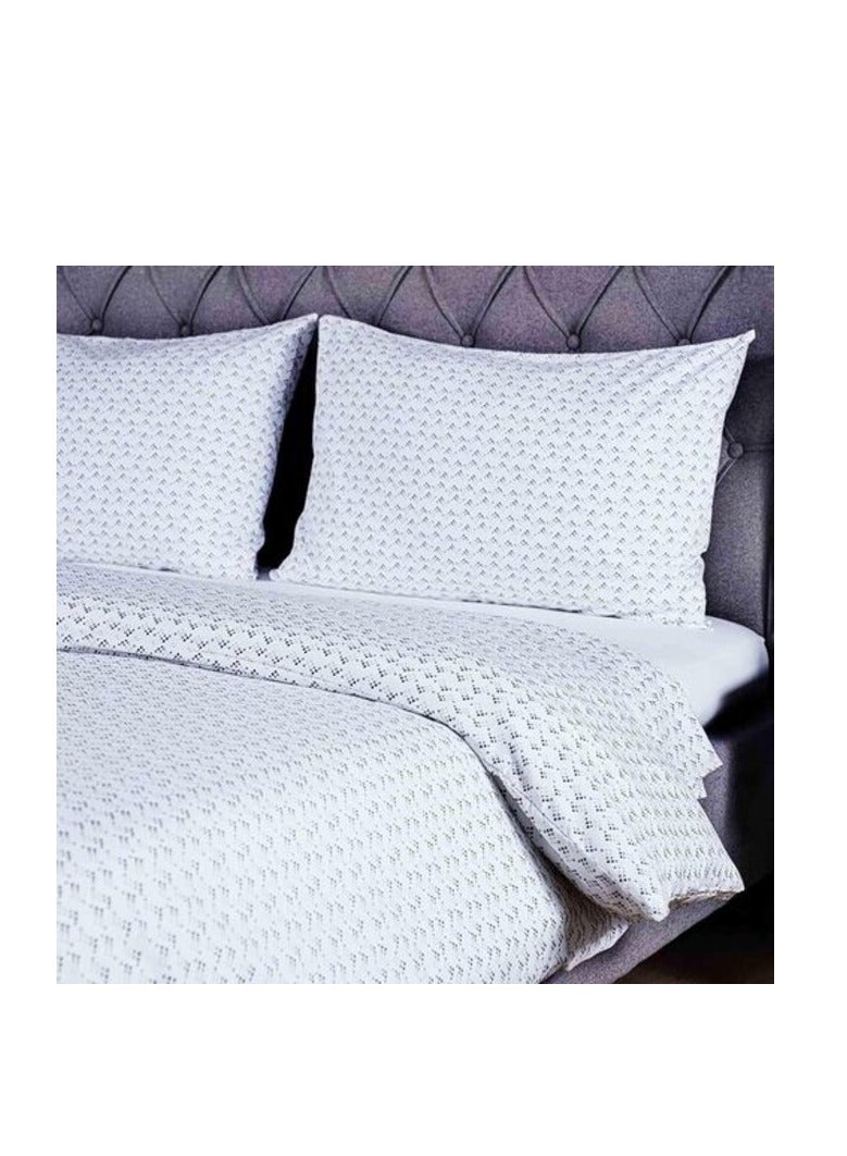 PROMASS Home Recover Donna 3 Piece Duvet Cover Set 230X220 Grey