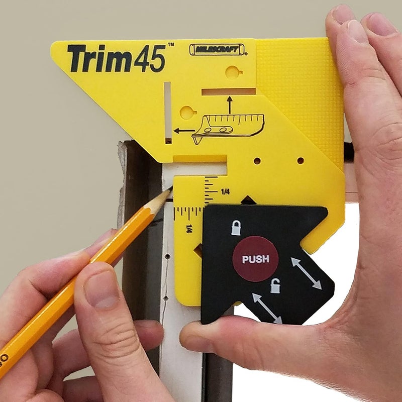 Milescraft 8401 Trim 45 Trim Carpentry Aid - Trim Gauge and Miter Aid Tool - Image 5