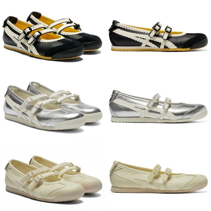 Onitsuka Tiger Cross-border Ghost Family Tiger MEXICO66 Mary Jane TGRS Ballet Style Couple Casual Retro Slip-on - Image 2