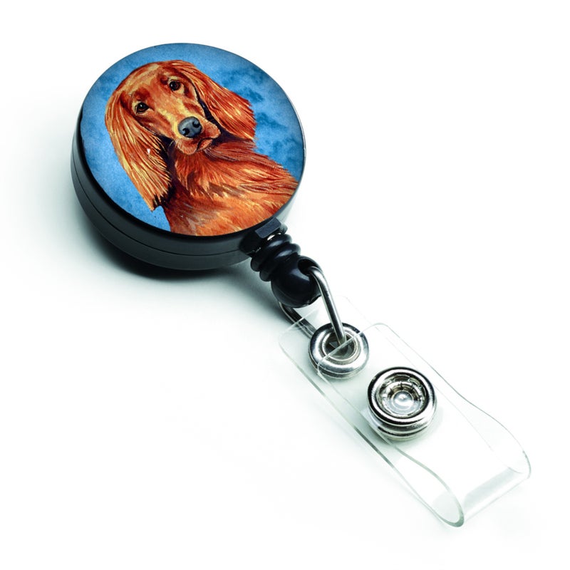 ""Caroline's Treasures Blue Irish Setter Retractable Badge Reel  Multicolor (LH9389BUBR)""