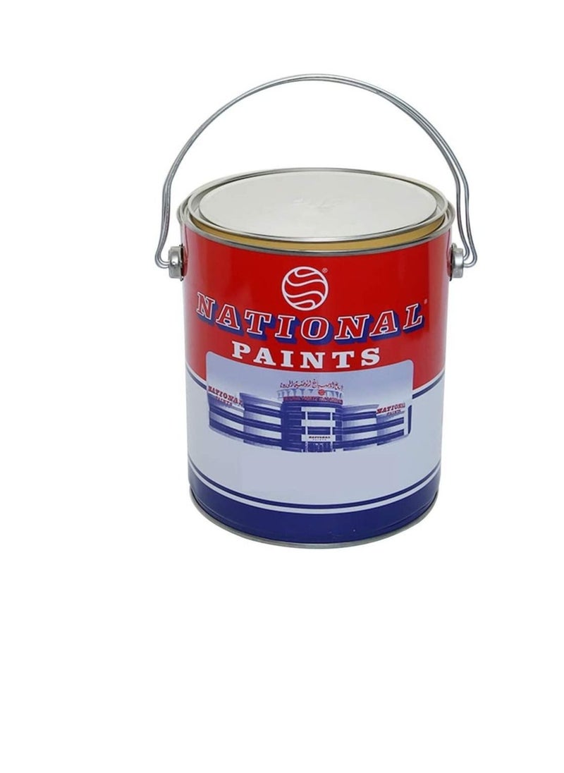 NATIONAL PAINTS - NATIONAL PAINTS- NC Topcoat WHITE SEMI GLOSS 3.6 L - Image 1