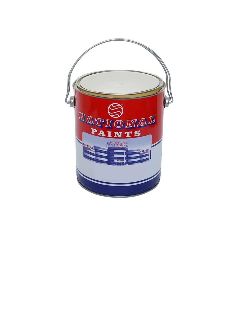 NATIONAL PAINTS - NATIONAL PAINTS- NC Topcoat WHITE SEMI GLOSS 3.6 L - Image 1
