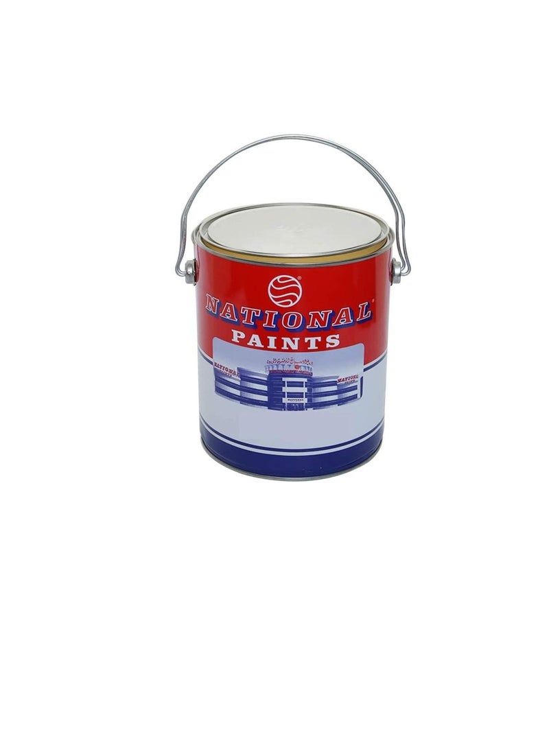 NATIONAL PAINTS - NATIONAL PAINTS- NC Topcoat WHITE SEMI GLOSS 3.6 L - Image 1
