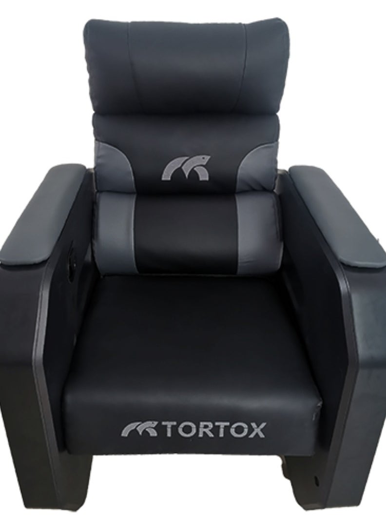 Tortox - TORTOX GS300 Gaming Sofa with Movable Scroll Casters , 135° Recliner System, Breathable PVC Leather, Comfortable Cushion, Adjustable Back Rest, 150Kg Capacity, Metal Frame - Image 1