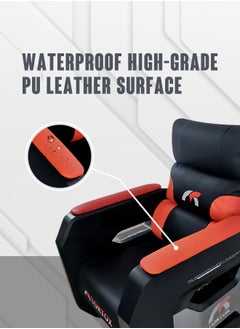 Tortox TORTOX GS300 Gaming Sofa with Movable Scroll Casters , 135° Recliner System, Breathable PVC Leather, Comfortable Cushion, Adjustable Back Rest, 150Kg Capacity, Metal Frame  - Image 4