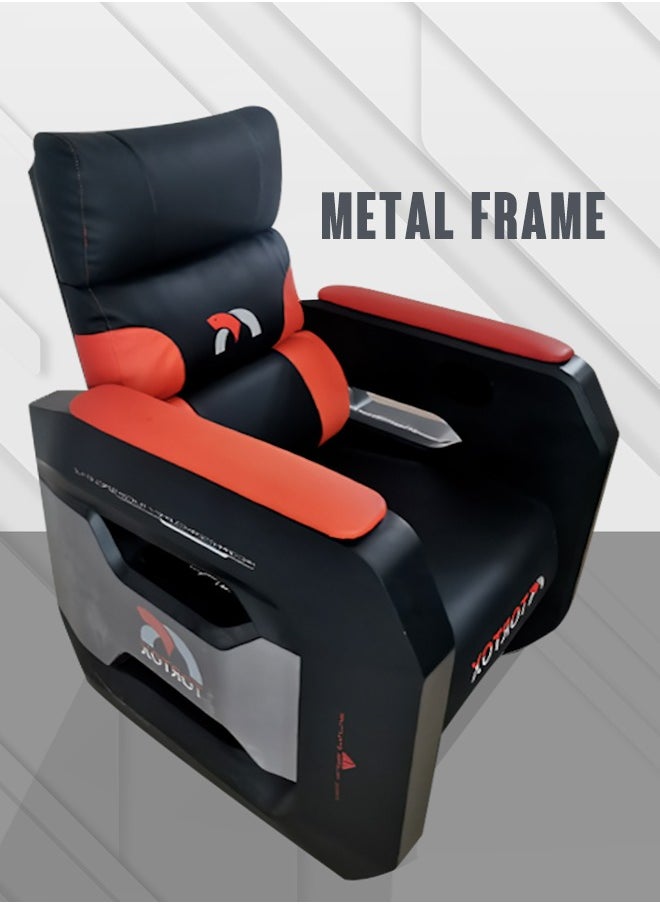 Tortox - TORTOX GS300 Gaming Sofa with Movable Scroll Casters , 135° Recliner System, Breathable PVC Leather, Comfortable Cushion, Adjustable Back Rest, 150Kg Capacity, Metal Frame - Image 1