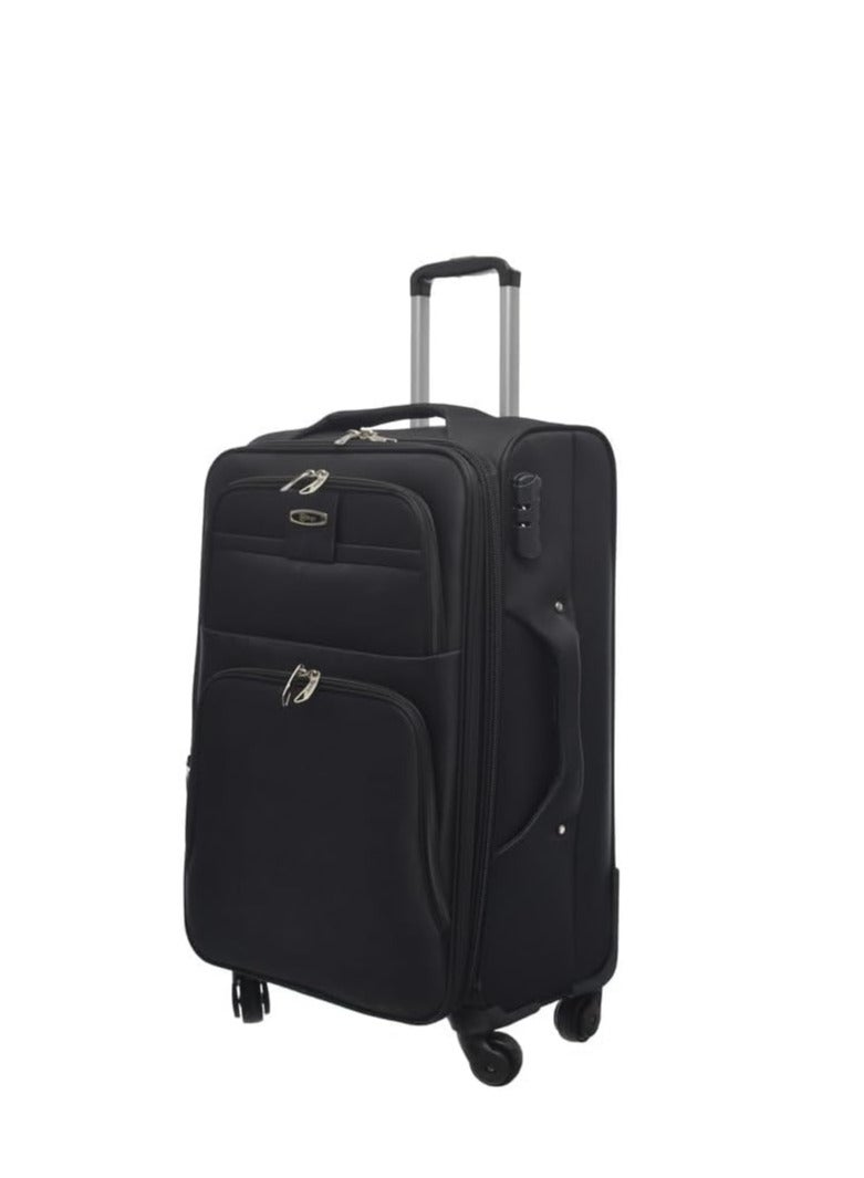 شنط سفر قماش بعجل- مقاس 24-من قماش اكسفورد والبوليستر-خامه متينه لتحمُّل قسوة السفر مع الحفاظ على مظهرها الأنيق