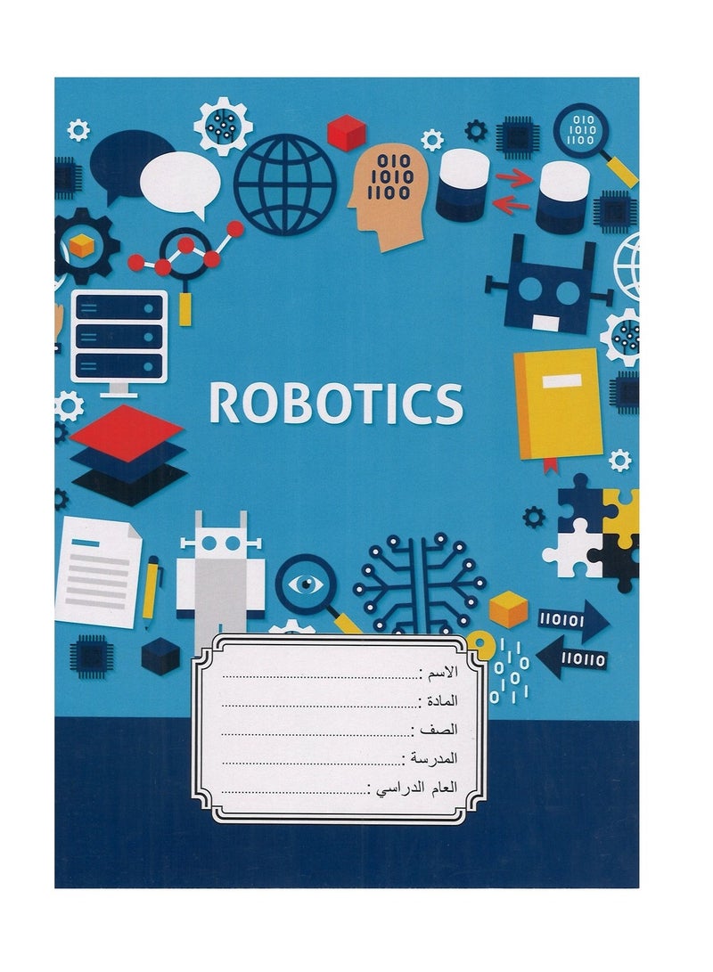 Sadaf دفتر ملاحظات بأربعة خطوط 6 قطع مع غلاف بلاستيكي بتصاميم متنوعة بحجم A5 60 ورقة - Image 4