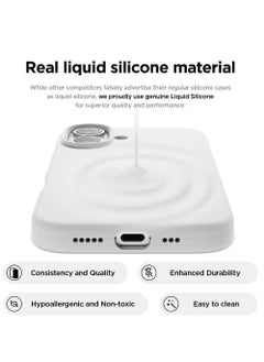X-level iPhone 16 Liquid Silicone Case Cover,Full Body Protection, Shockproof, Slim, Anti-Scratch Soft Microfiber Lining,Slim Protective Back Cover with Comfortable Hold Touch Feeling and Anti-fingerprint  - Image 2