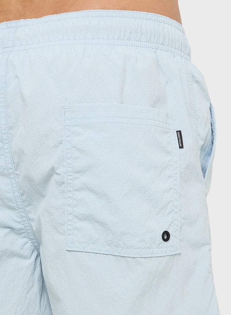 JACK & JONES Jpstkauai Jjwide Swim Jacquard Shorts  - Image 5