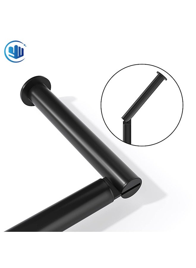 Generic Freestanding Bathroom Spare Toilet Paper Holder, Holds 3-4 Rolls of Toilet Paper, Rustproof Black Stainless Steel, Floor Standing  - Image 4