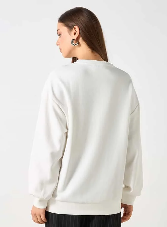2Xtremz 2Xtremz Zip Detail Sweatshirt with Long Sleeves