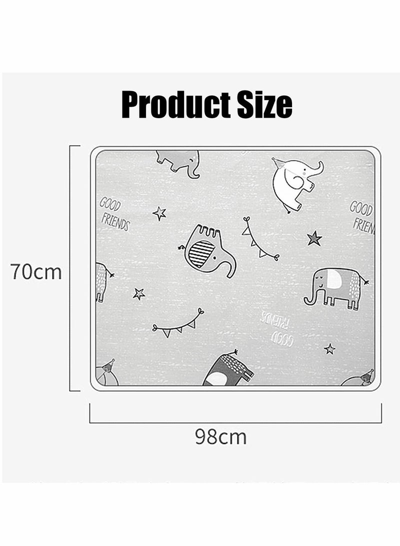 KASTWAVE Cotton Nursing Cover, Large Breastfeeding Cover, 360 Coverage, Chemical-Free - Image 3