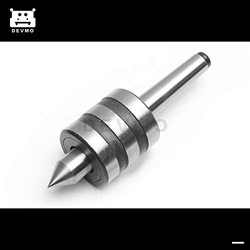 DEVMO MT2 Live Center Morse Taper Triple Bearing Spindle Lathe Milling Steel Precision Rotatory Revolving Metal For Turning CNC Work Chuck Tool - Image 2