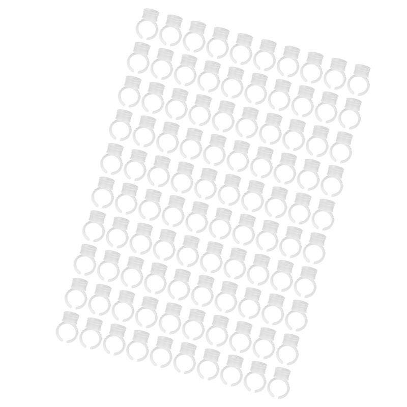 Disposable Eyebrow Tattoo Ink Rings Pigments Holder Container Cup Medium Size (100pcs) - Image 3