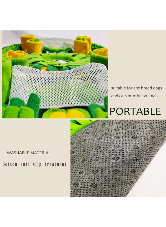Snuffle Mat Pet Dog Feeding Mat, Sniffle Interactive Treat Game for Boredom, Anxiety Relief, Dog Feeding Mat, Enrichment Puzzles for Dogs, Encourages Natural Foraging Skills & Mental Stimulation - Image 5