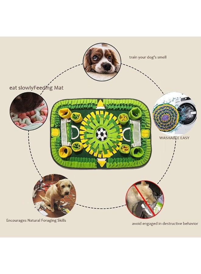 Snuffle Mat Pet Dog Feeding Mat, Sniffle Interactive Treat Game for Boredom, Anxiety Relief, Dog Feeding Mat, Enrichment Puzzles for Dogs, Encourages Natural Foraging Skills & Mental Stimulation - Image 4