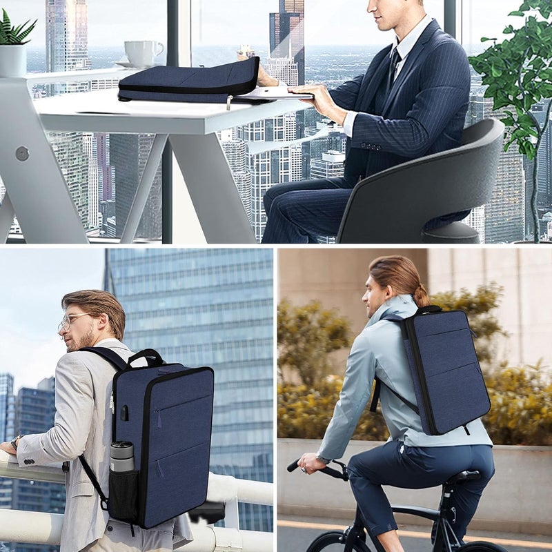ZINZ Slim & Expandable Laptop Backpack 15 15.6 16 Inch Case, Water Resistant Travel Backpack Compatible with MacBook Pro/Neo 16" 15", Dell XPS 15 16 and Most 15" 15.6" 16" Notebooks - Image 5