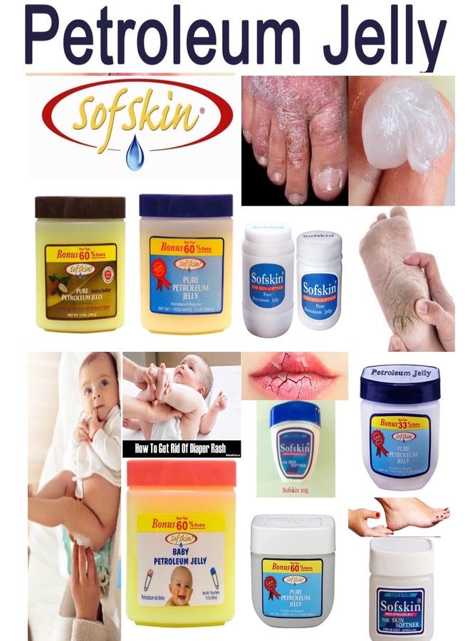 Sofskin White Petroleum jelly IP, 500gm. Odourless, pH 5.5, Exp. 5 yrs. Made in India for USA. Export Surplus. - Image 4