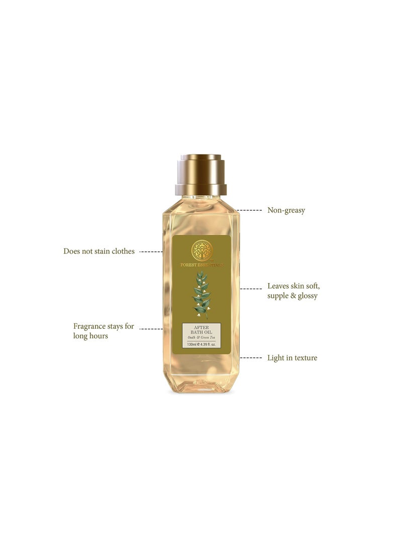 Forest Essentials - Forest Essentials After Bath Oil Oudh Green Tea Ayurvedic Moisturizing Nourishing Shower Oil For Body - Image 1