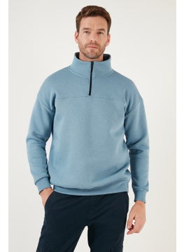 Buratti Regular Fit Cotton Lining Soft Raised Winter Sweat Men's Sweat 59053431  - Image 3