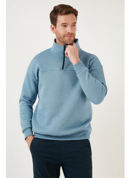 Buratti Regular Fit Cotton Lining Soft Raised Winter Sweat Men's Sweat 59053431  - Image 4