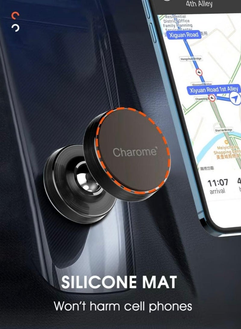 Charome H8 Round Magnet Console Holder Secure, Convenient, Universal Compatibility, 360° - Image 4