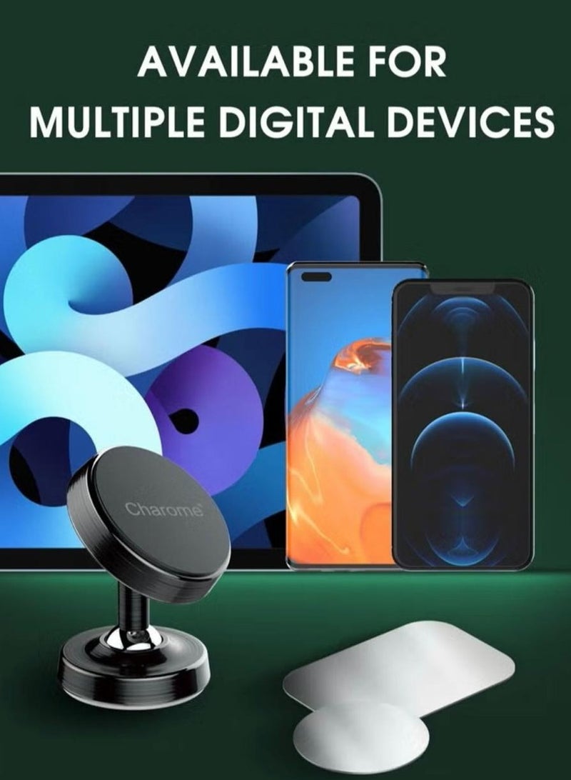 Charome H8 Round Magnet Console Holder Secure, Convenient, Universal Compatibility, 360° - Image 5