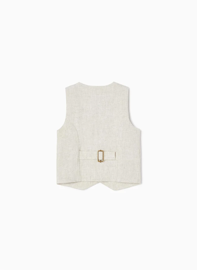 Zippy Zippy Linen Waistcoat For Baby Boys