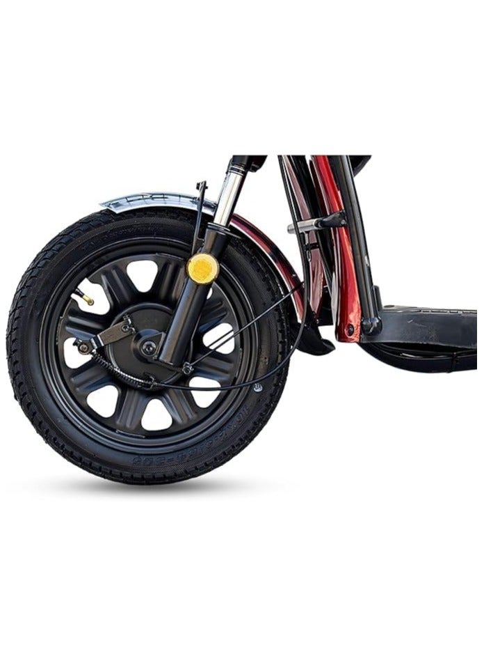 Shard Electric Bike with Brushless Motor 350W Motor 40-50 km/h Speed 16-Inch/14-Inch Tires 3 Gears LED Display 4 Shock Absorbers 30-35 km Range Adult Commuter & Off-Road Bike - Image 2