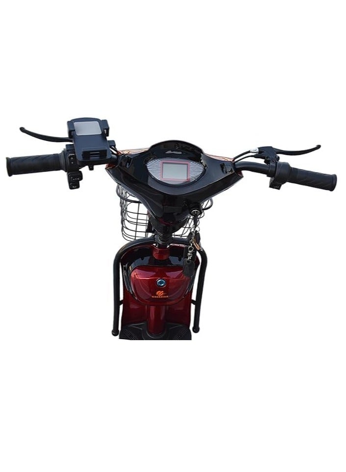 Shard Electric Bike with Brushless Motor 350W Motor 40-50 km/h Speed 16-Inch/14-Inch Tires 3 Gears LED Display 4 Shock Absorbers 30-35 km Range Adult Commuter & Off-Road Bike - Image 4