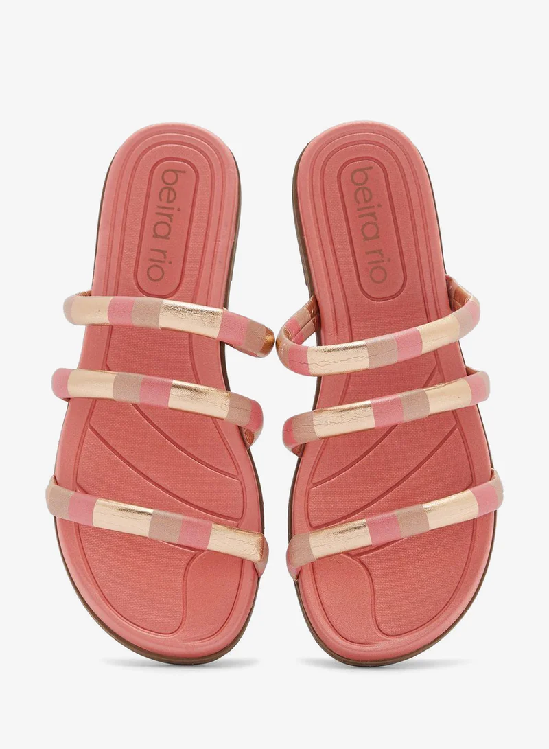 Beira Rio Rose Flat Sandals for Women – Stylish Ladies Flat Sandals & Comfortable Flat Slippers for Women | Best Price UAE
