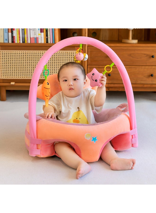 The Baby Learning Seat Portable With Rod Ocean Baby Sofa Training Learning To Sit Artifact Cross-border-Specifications:20*45*45cm Without Rod-Color:Dolphin Learning Chair - Image 2