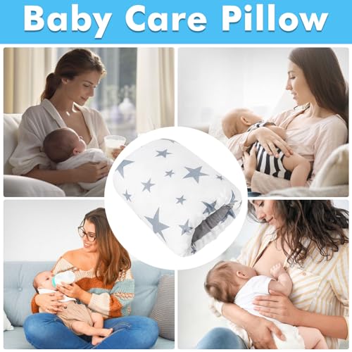 TEUOPIOE Baby Feeding Arm Pillow,Soft Cotton Bottle Nursing Arm Pillows for Newborn,Breastfeeding Pillows for More Support for Mom and Baby,Portable and Washable,Ergonomic Nursing Essentials(Pentagram) - Image 5