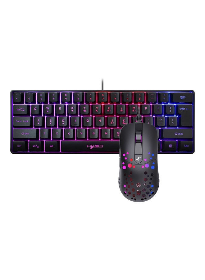 NIBEMINENT Wired Gaming Keyboard And Mouse Combo - Image 1