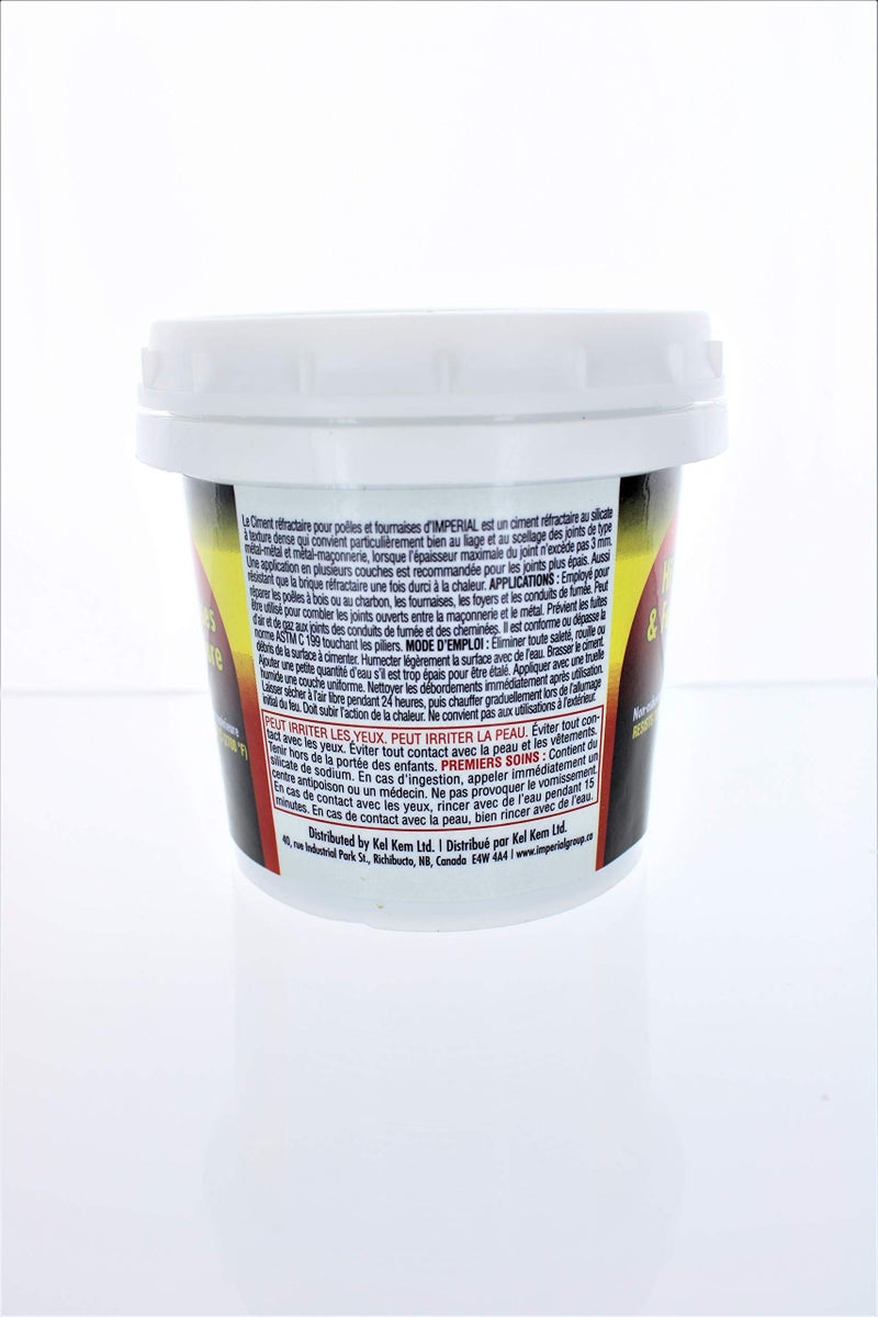 Imperial KK0068-A Hi Temperature Stove and Furnace Cement 8 Oz - Image 5