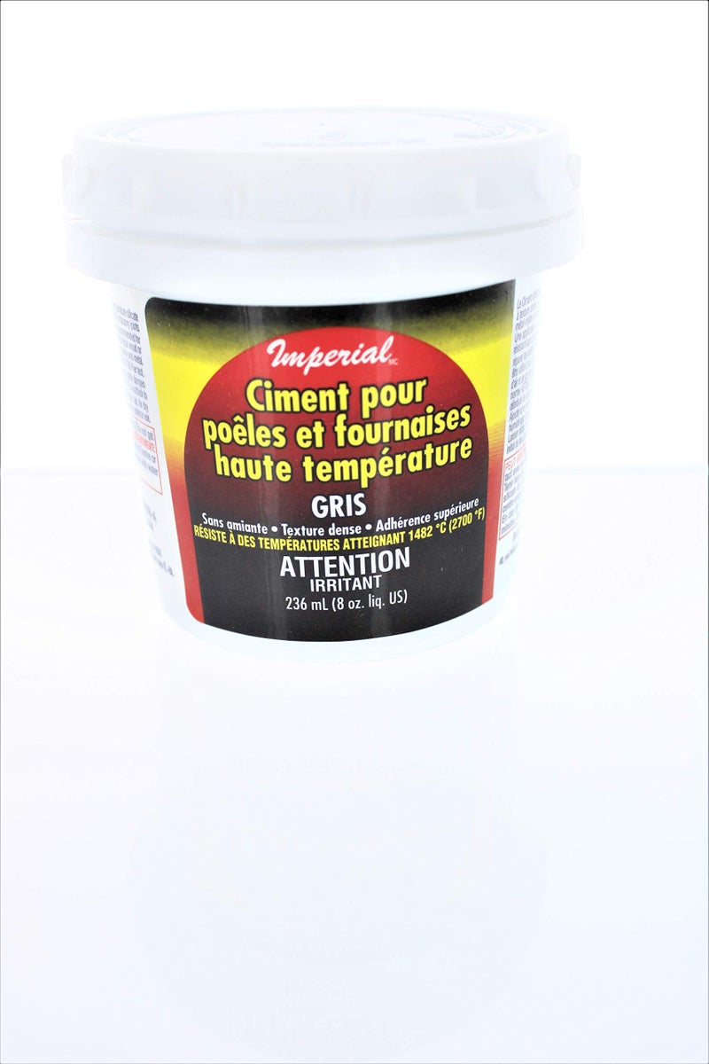 Imperial KK0068-A Hi Temperature Stove and Furnace Cement 8 Oz - Image 1