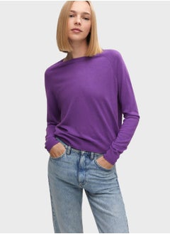 Crew Neck Knitted Sweater