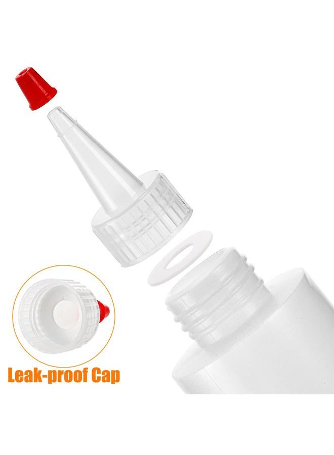 Bekith 30 Pack Small Plastic Squeeze Condiment Bottles with Red Tip Cap, 4 Ounce Squirt Bottle For Ketchup, BBQ, Sauces, Syrup, Condiments, Dressings, Arts and Crafts - Image 3