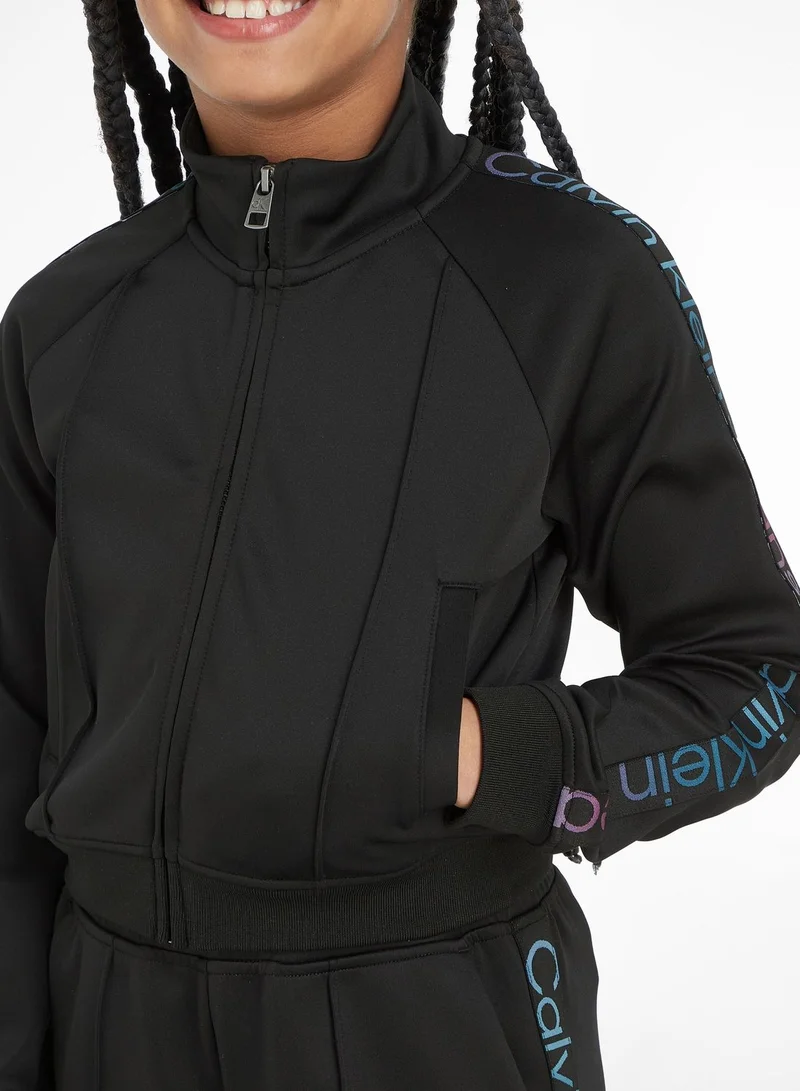 Calvin Klein Jeans Kids Zip Through Tracksuit