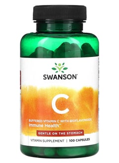 SWANSON Buffered Vitamin C with Bioflavonoids, 100 Capsules 