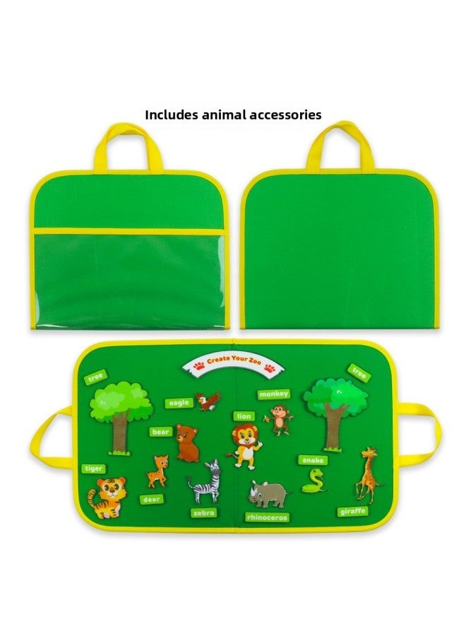 Recently Launched Sub-early Education Felt Board Teaching Aids Felt Board Belt Accessories Felt Boards & Accessories-Color:Pink  - Image 2
