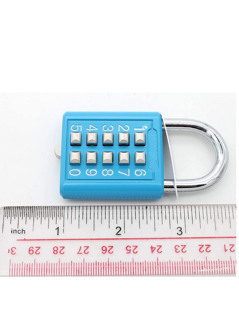 Generic - Digital Password Lock for Luggage, Locker - Blue - Image 1