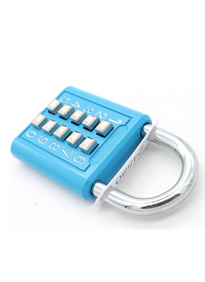 Generic - Digital Password Lock for Luggage, Locker - Blue - Image 1
