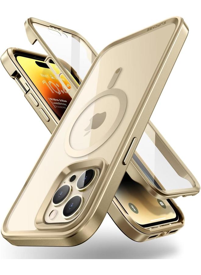 SupCase Unicorn Beetle Edge Mag Case For Iphone 14 Pro Max 6.7" Compatible With Magsafe Slim Frame Clear Protective Case With Built In Screen Protector Myth - Image 1