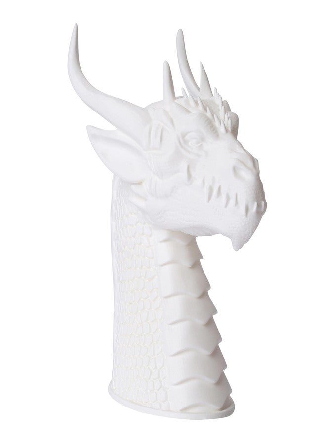 QUANTUM LEGENDS Dragon-Shaped Controller & On Ear Headphone Tabletop Stand - Compatible PS4, PS5, Xbox Controllers & Headsets | Gaming Gear Organizer | Gamer Gift and Collectible (White) - Image 1