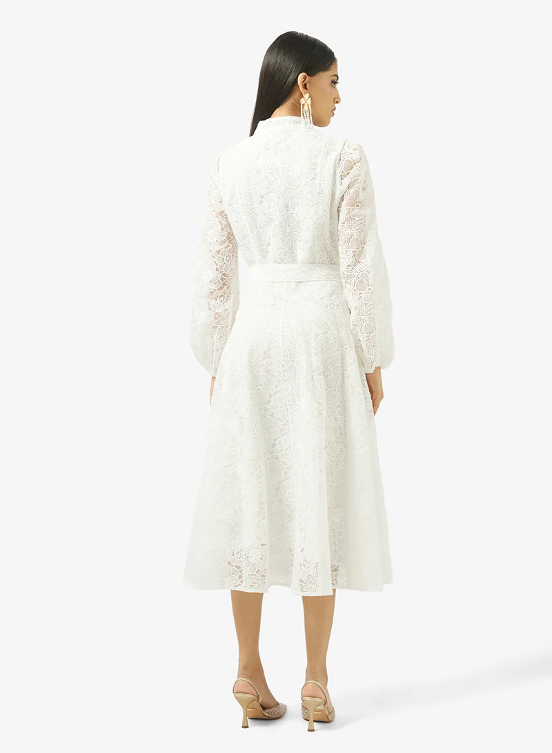 Khizana Lace A-line Dress