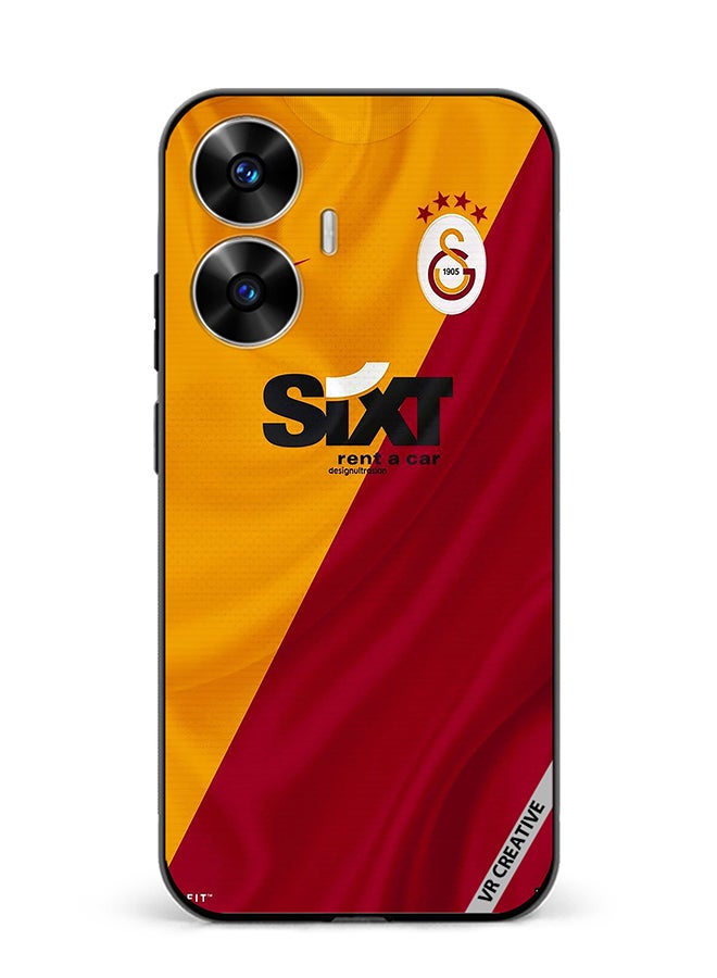 VR CREATIVE Protective Case Cover For Realme C55 Nike Galatasaray 2022 Home Kit Design  Multicolour - Image 1