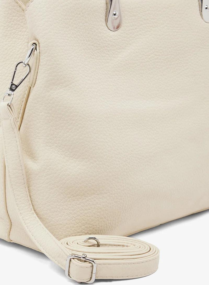 Ella WHite classic top handle satchel with strap for Women | Best Price UAE